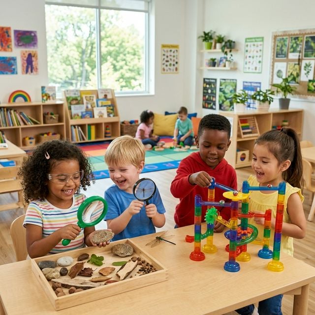 Pre-K program for early childhood education - Hands-on learning activities