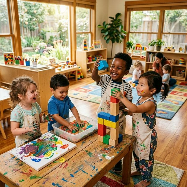 Toddlers program for early childhood education - Hands-on learning activities